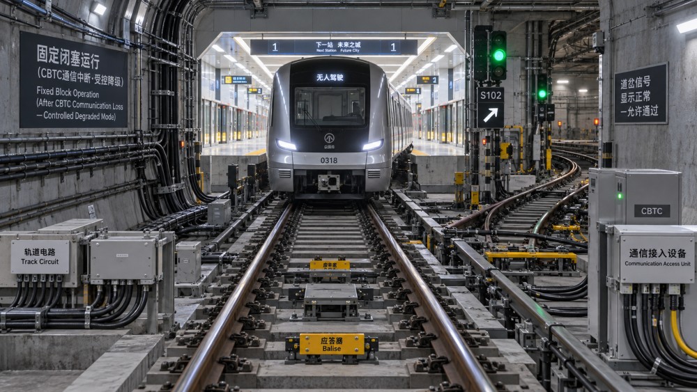 How a CBTC fallback system keeps trains moving after link loss How a CBTC fallback system keeps trains moving after link loss