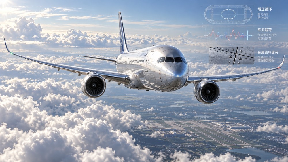 Which flight loads accelerate aircraft metal fatigue most Which flight loads accelerate aircraft metal fatigue most