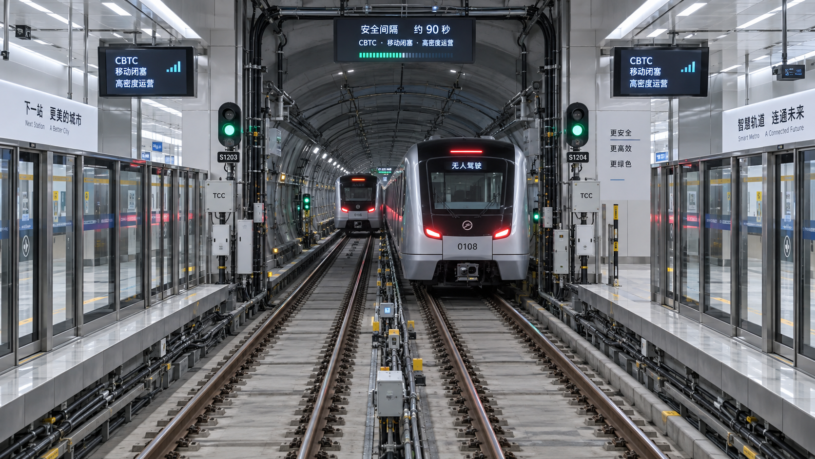 How CBTC supports subway train density management at peak hours