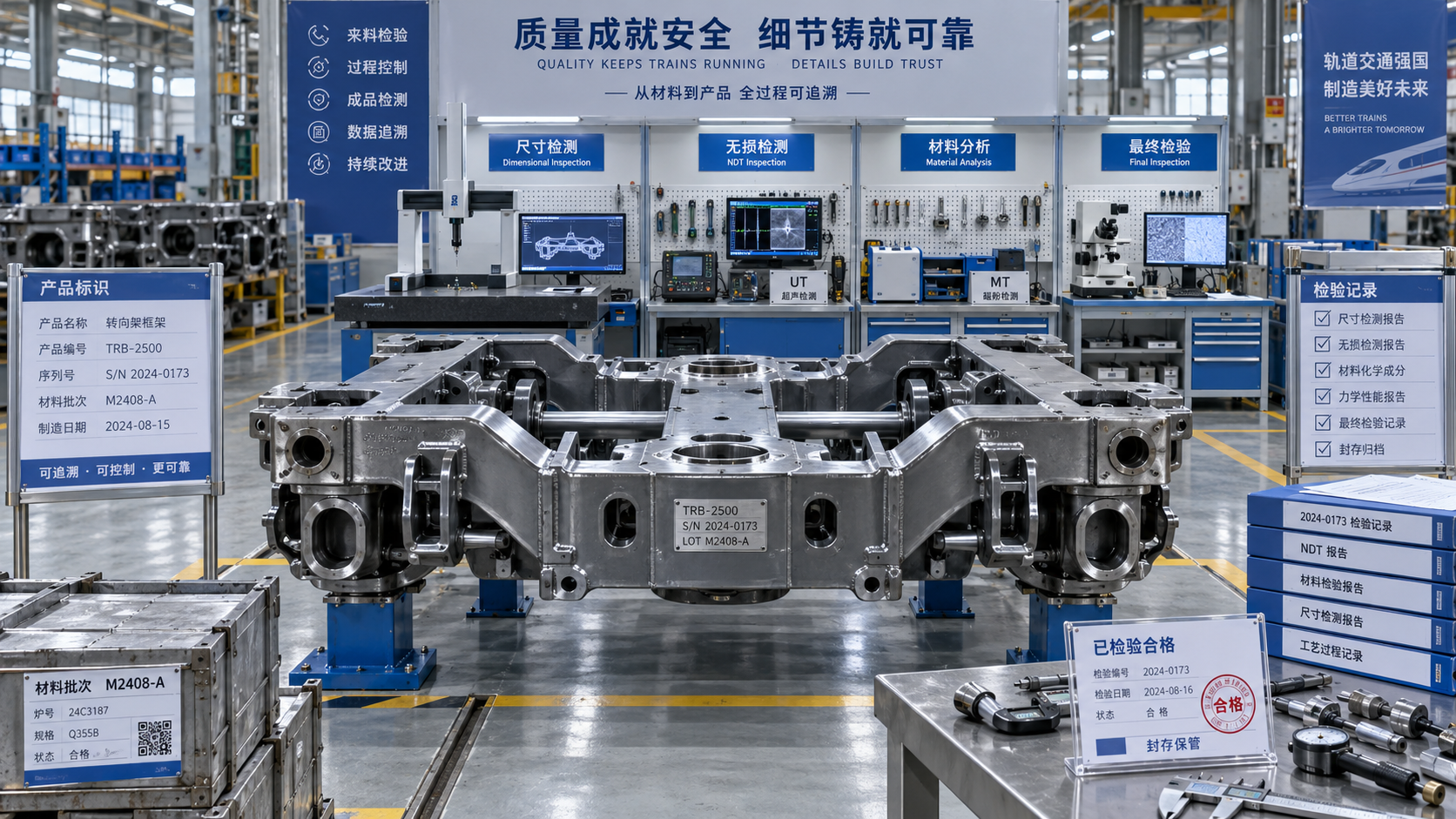 How to assess a rail vehicle components manufacturer’s quality controls