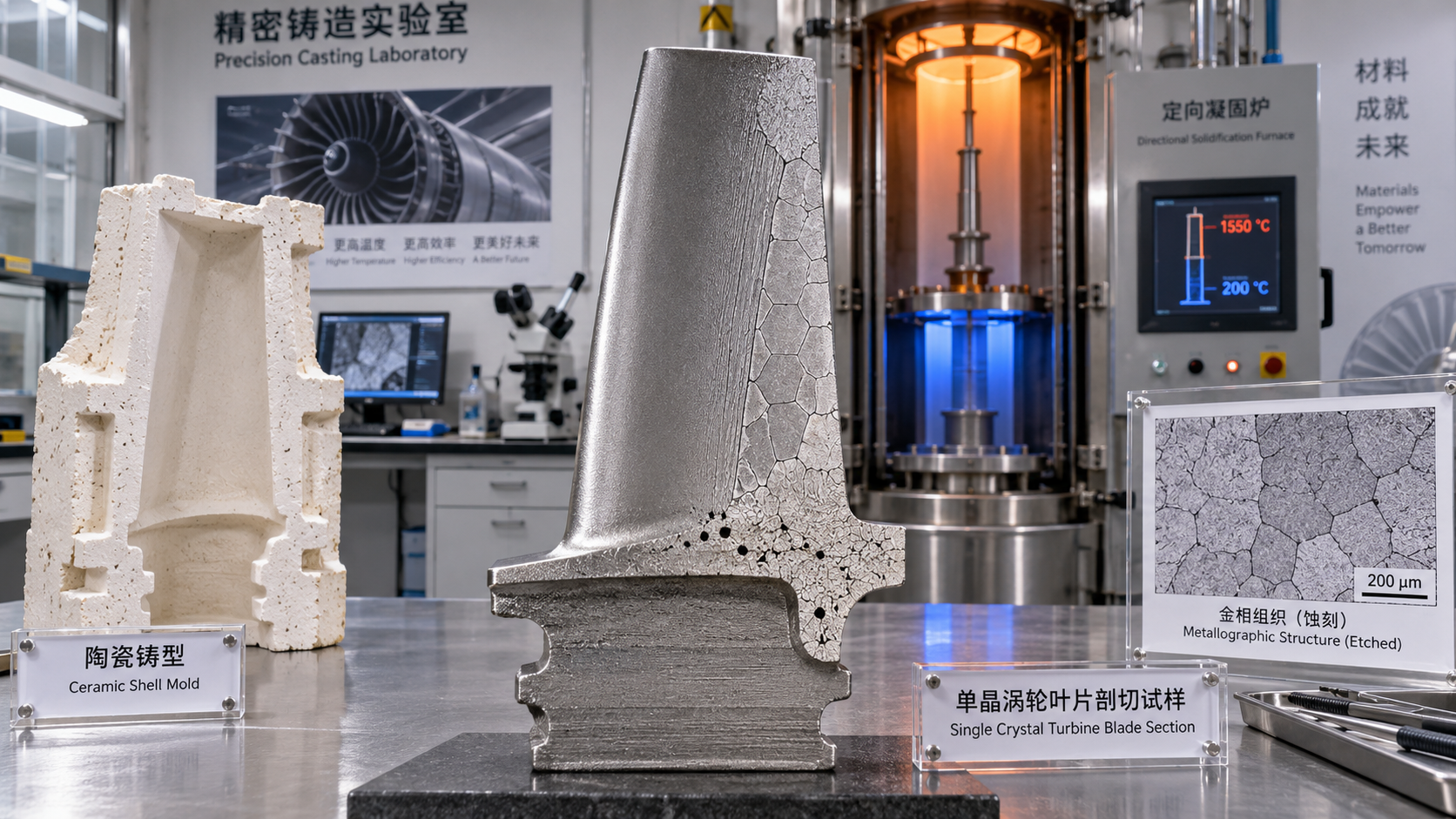 How thermal gradients affect defects in single-crystal casting