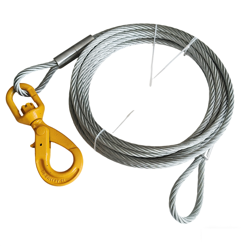 Élingue de câble métallique galvanisé 10mm (8)