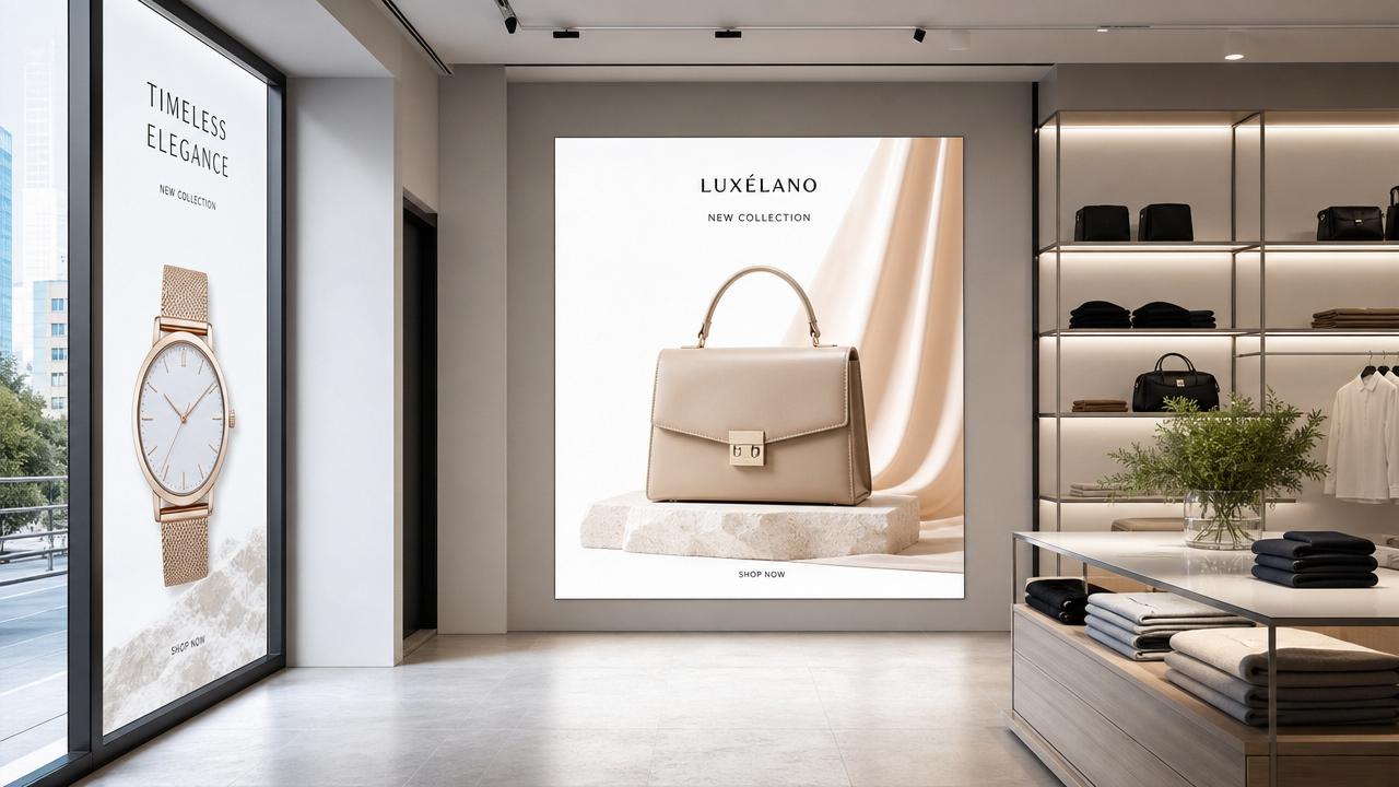 Why frameless light boxes work better in tight retail spaces