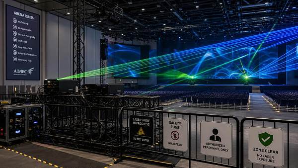 Laser Show Production UAE: What Permits, Safety Standards, and Venue Rules Matter?