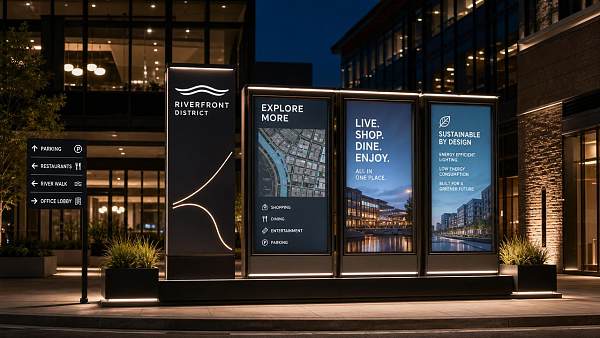 Signage Illumination Design: How to Balance Visibility, Glare Control, and Energy Use