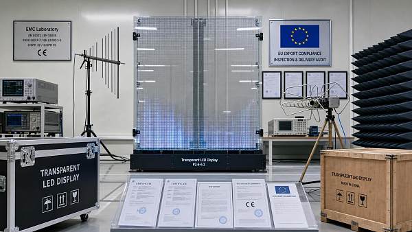 EU Rule Takes Effect on EMC Testing for Transparent LED Screens