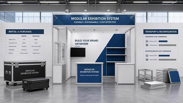 Event Modular Booths Buying Guide: Rental vs Purchase, Transport, and Reconfiguration Costs
