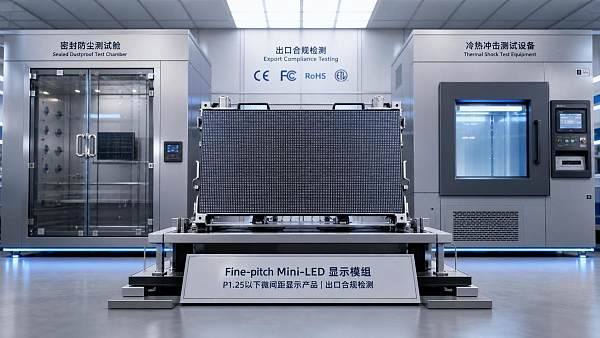 GSO Sets Dual Tests for Fine-Pitch Mini-LED Exports