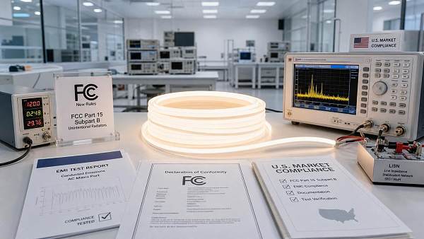 FCC Tightens EMI Limits for Flexible Neon LED Strips