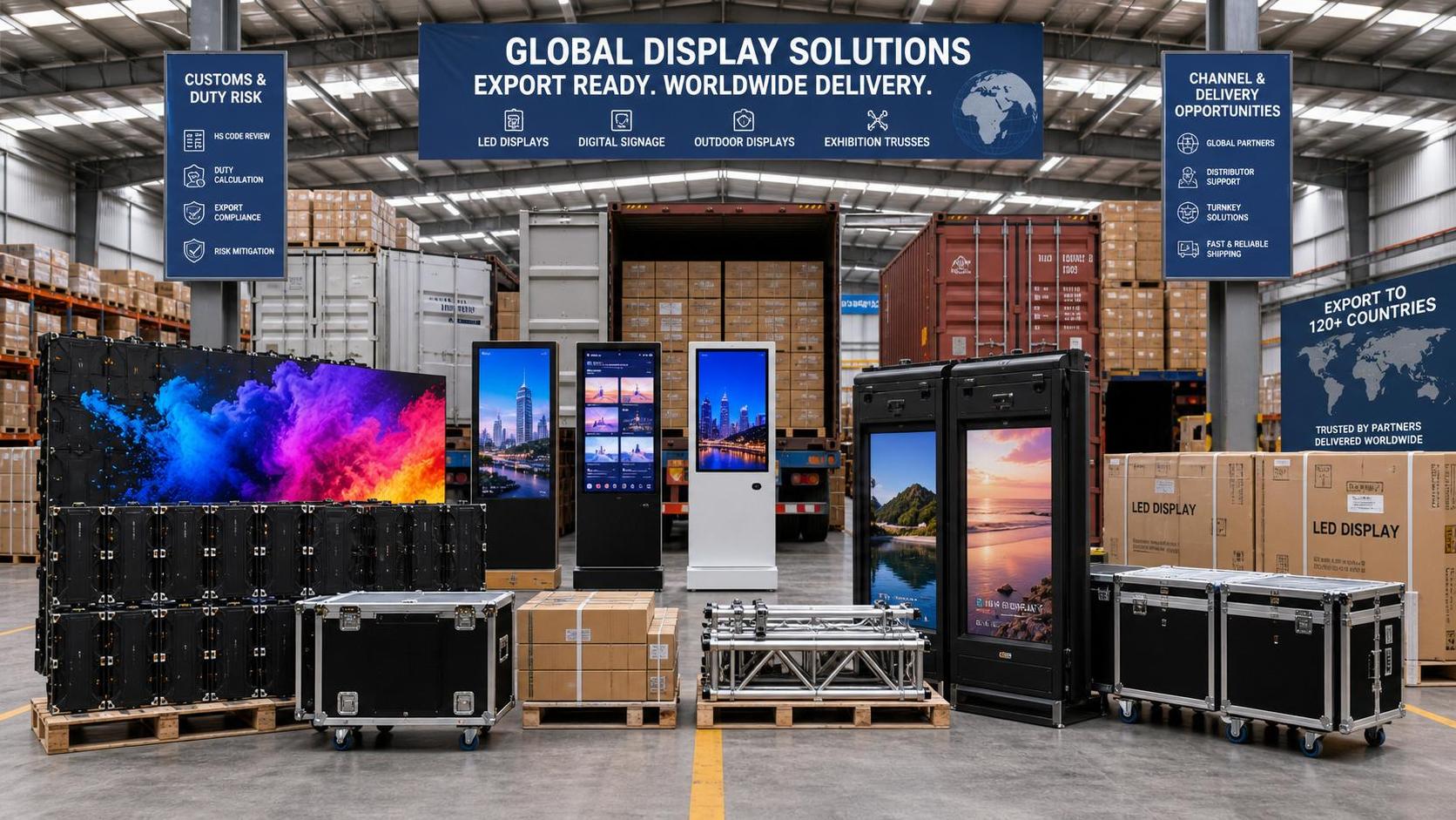 Commercial Display Export Market: Key Growth Regions, Tariff Risks, and Channel Opportunities