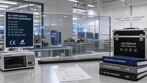 EU EN IEC 62471:2026 Now Applies to Transparent LED Exports