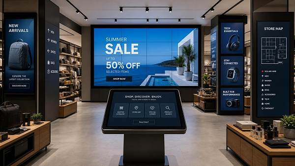 Commercial Display Strategy for Retail: LED Walls, LCD Signage, or Interactive Kiosks?