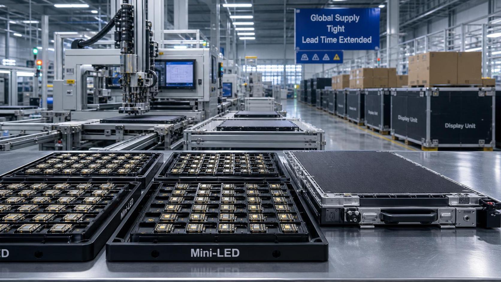 Mini-LED Chip Supply Tightens as Samsung Halts Sales