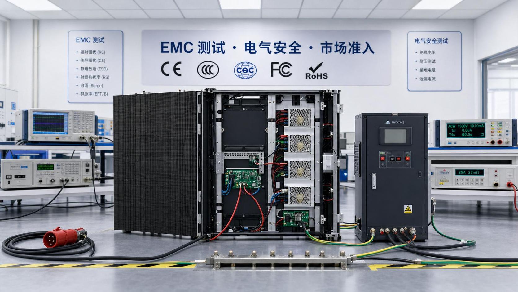 LED Display Certification Explained: EMC, Safety, and Market Access Requirements