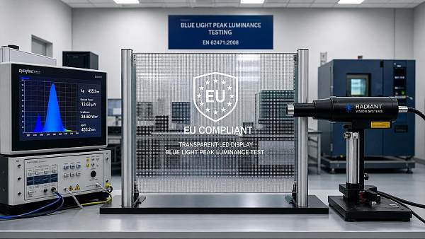 EU Adds Blue-Light Radiance Test for Transparent LED Screens