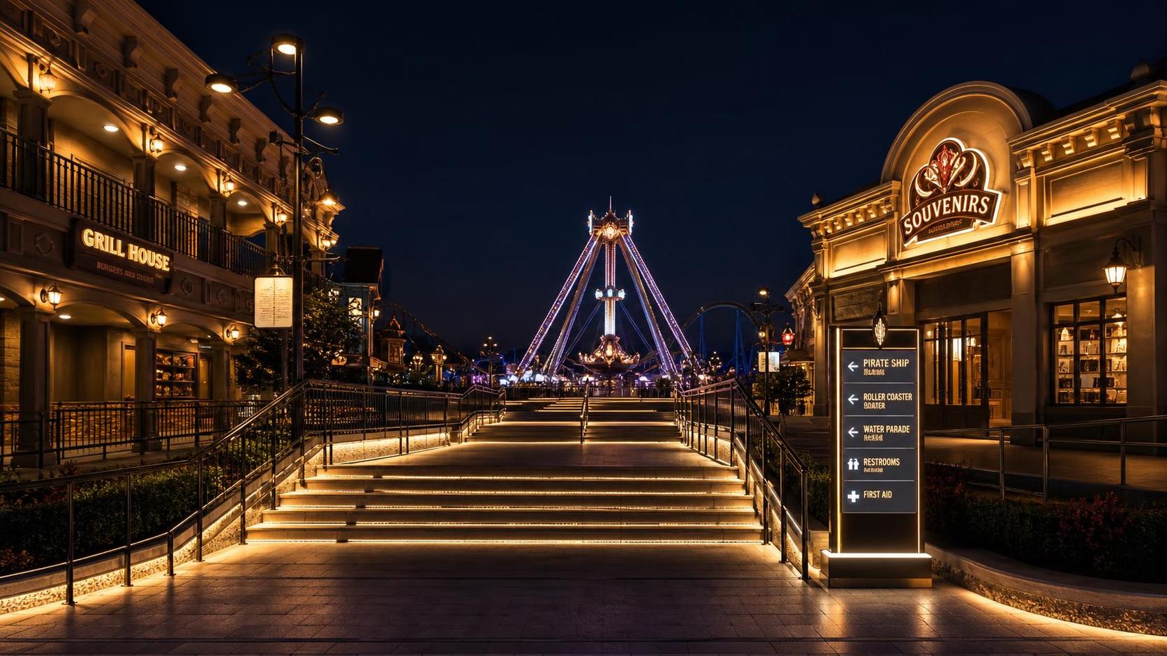 How to Plan Theme Park Lighting Design for Safety, Immersion, and Energy Control