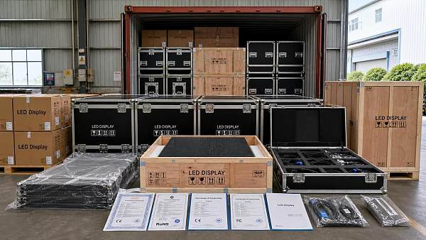 LED Display Export Guide: Key Certifications, Packaging, and Shipping Risks