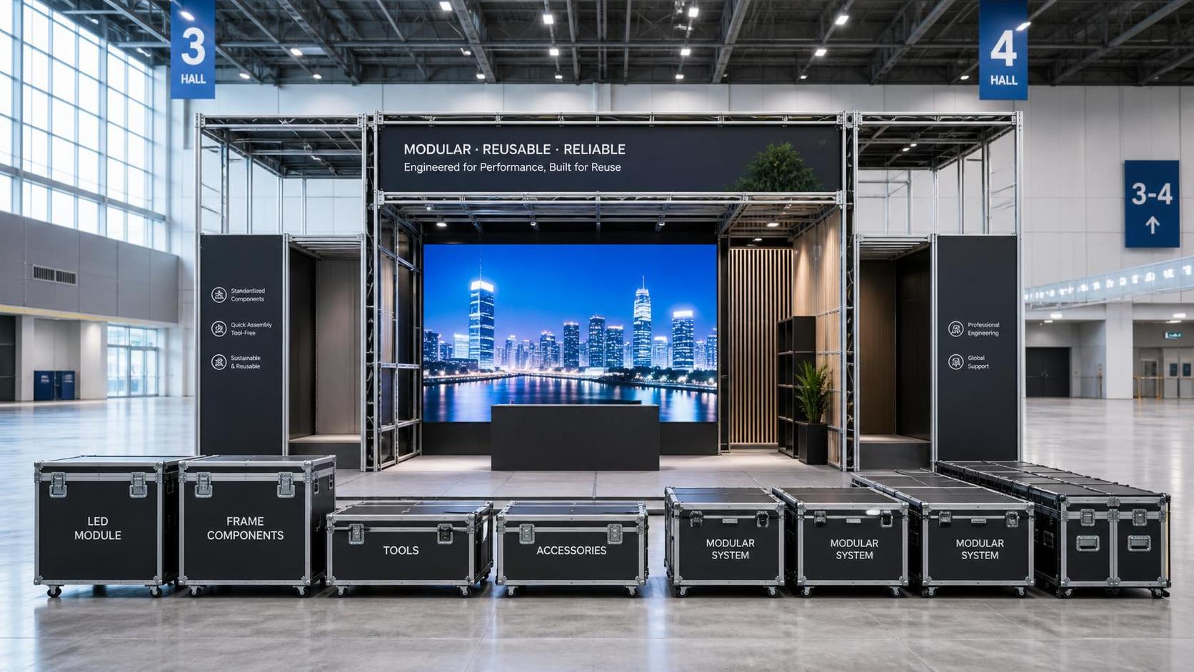 How to Choose a Modular Exhibition Contractor for Multi-City Trade Shows