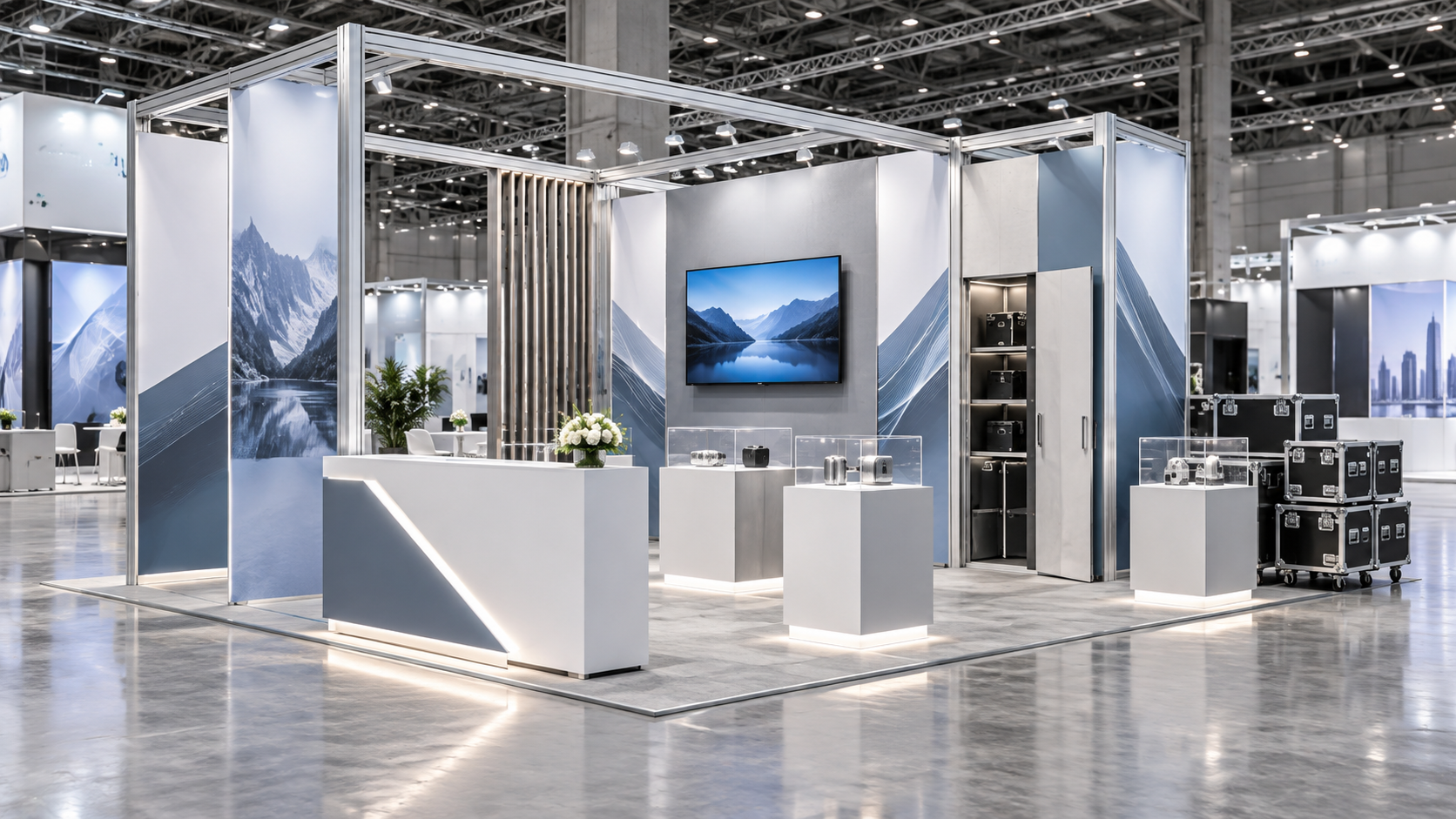 Modular Exhibition Booth Design: How to Plan a Reusable Layout for Different Show Sizes