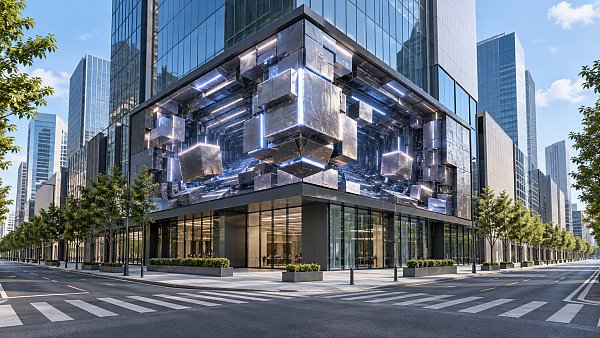 How Corner Naked-Eye 3D Displays Create Seamless Viewing from Two Streets