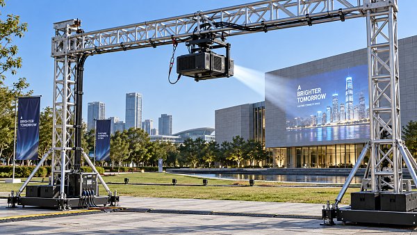 Can Stage Trusses Safely Support Outdoor Projection Equipment?