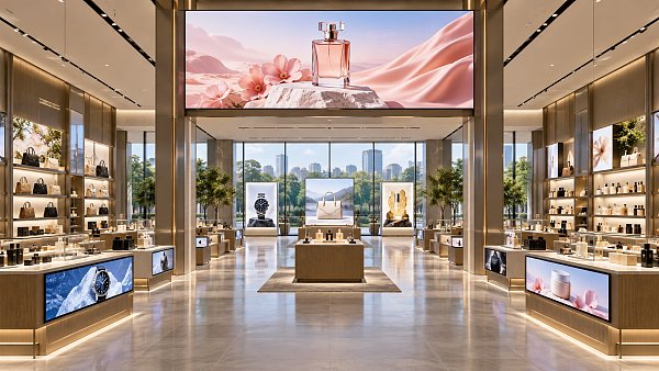 How Retailers Can Choose Commercial Displays for Store Zones and Viewing Distance