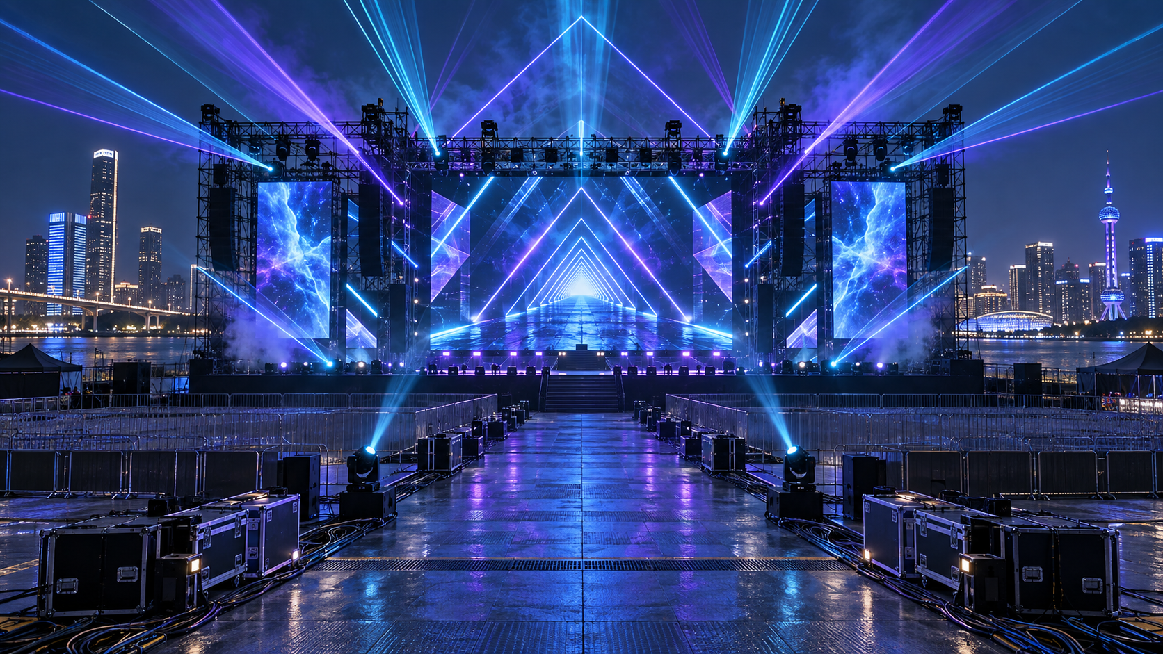 How to Plan a 3D Laser Show Production for Large Outdoor Events