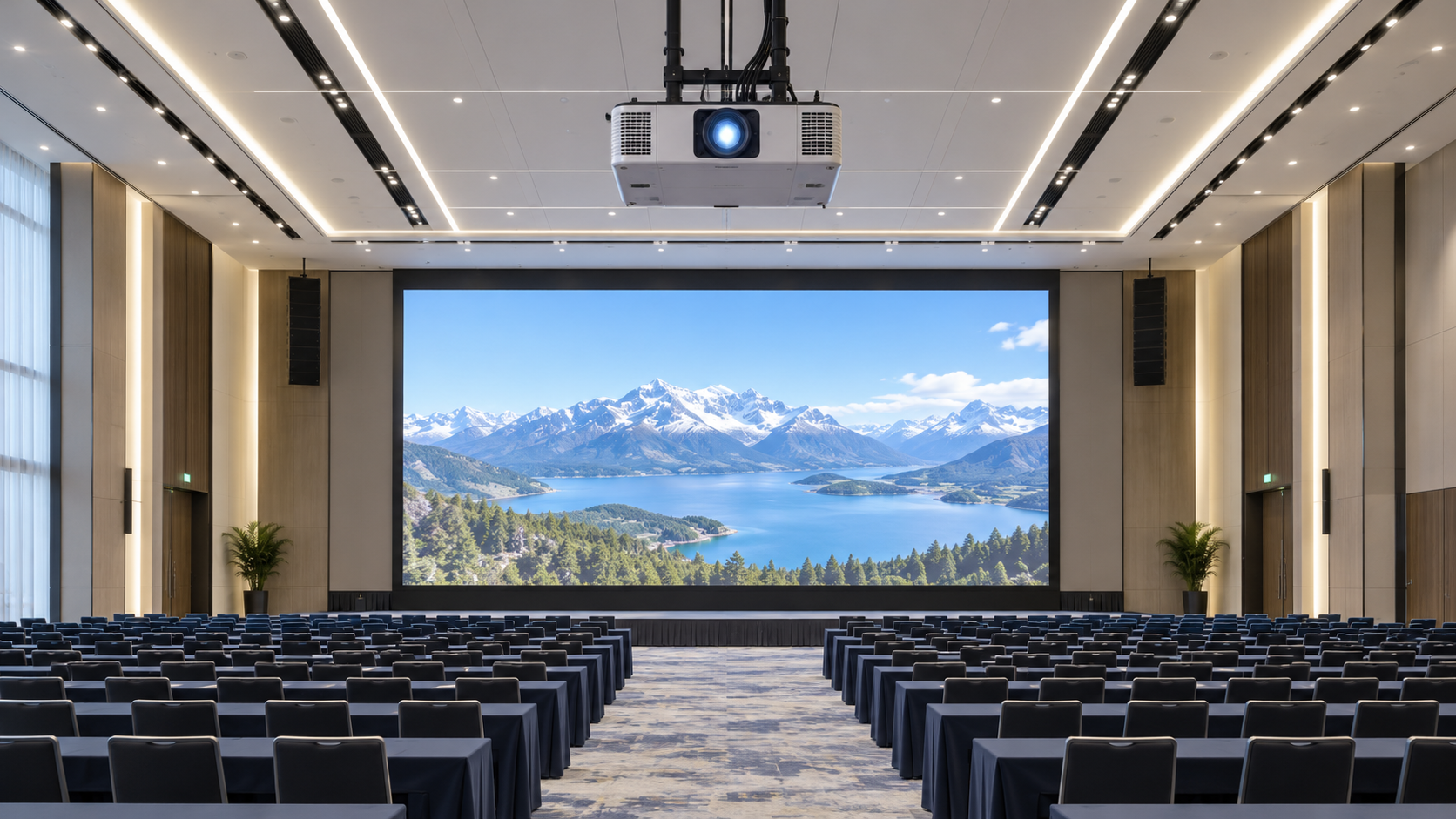 How to Specify Commercial Projectors for Large Venues and Bright Rooms