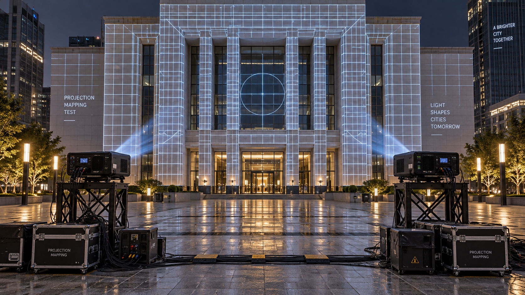 Planning Large-Scale Architectural Projection: Site, Brightness, and Mapping Requirements