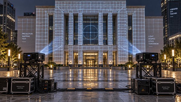 Planning Large-Scale Architectural Projection: Site, Brightness, and Mapping Requirements