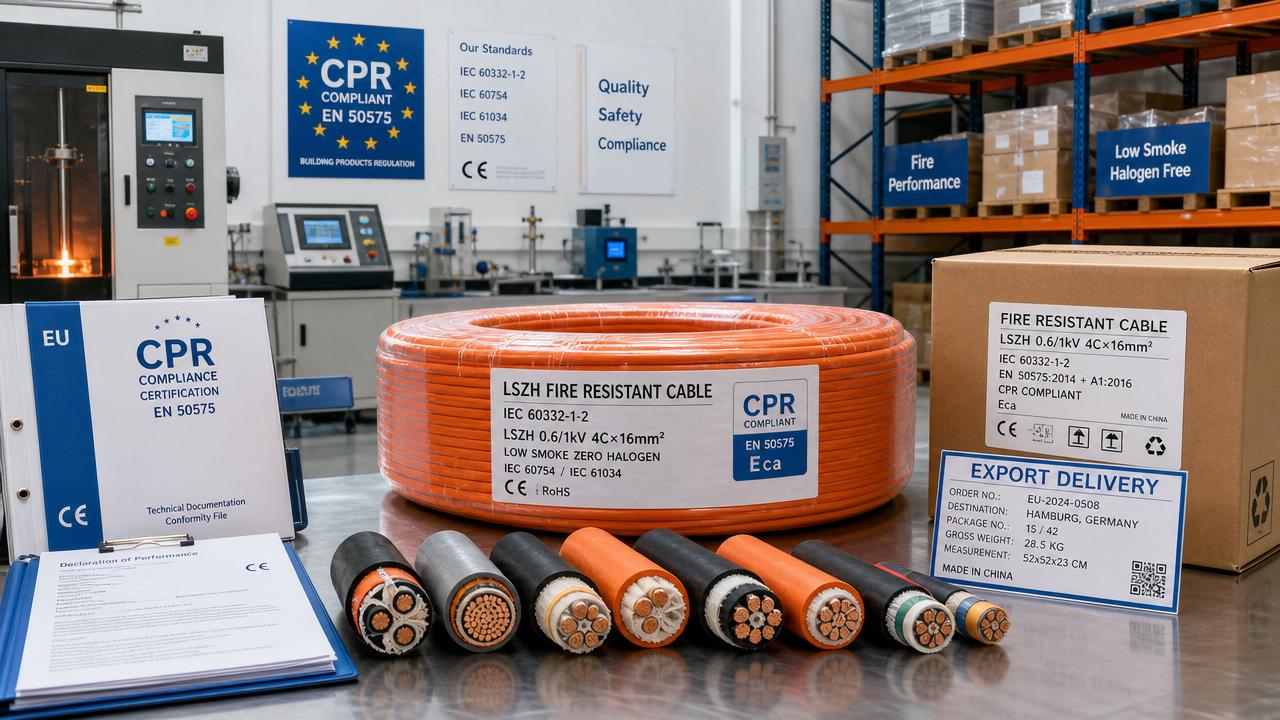 EU CPR Rule Takes Effect July 1 for LSZH Cable Certification