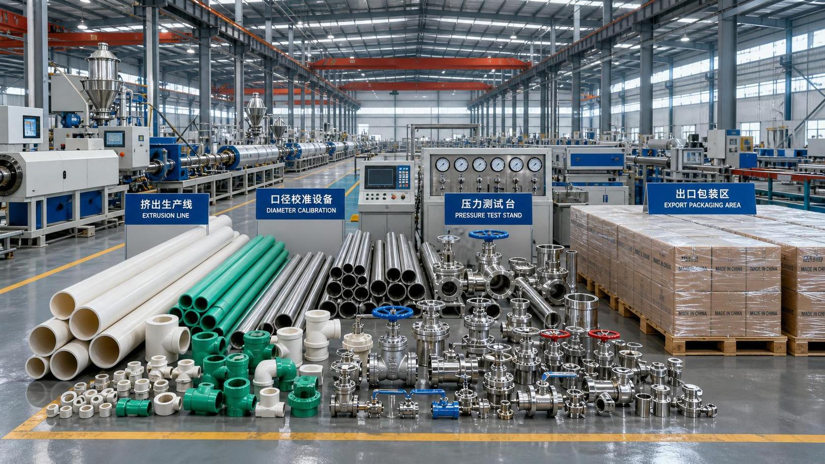 How to Evaluate a Plumbing Pipe Systems Factory for Quality, Capacity, and Export Orders
