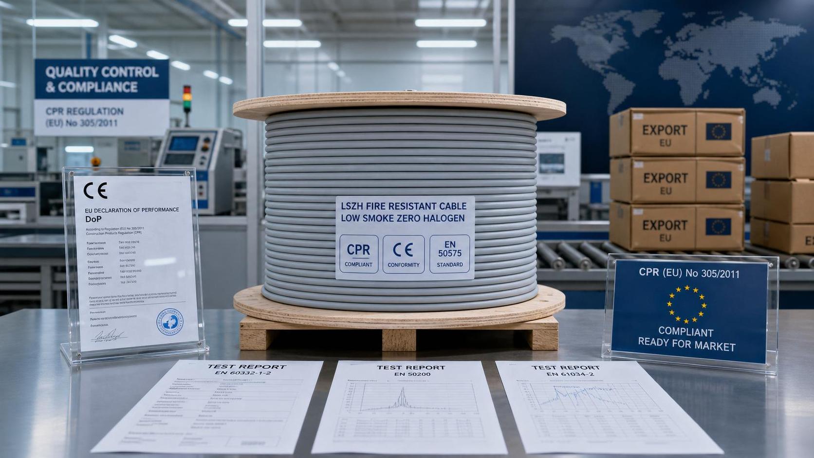 EU CPR Rule Takes Effect: LSZH Cables Need New DoP