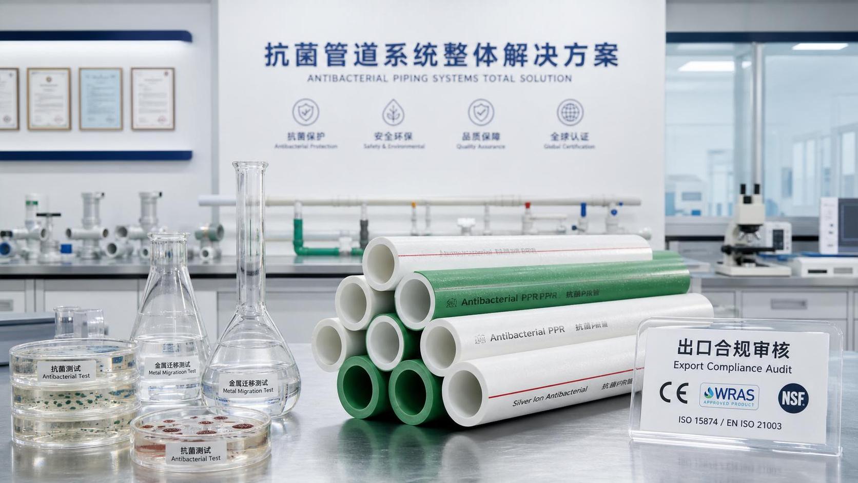 Saudi SASO Adds Two Tests for Antibacterial PPR Pipes