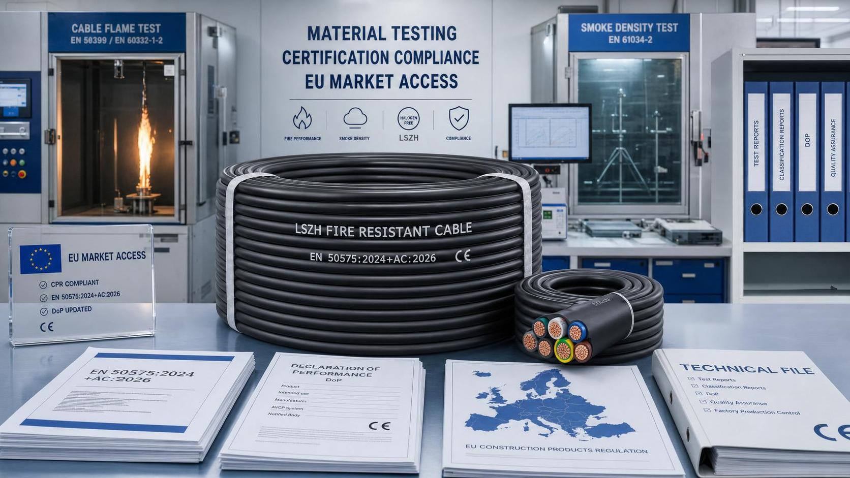 EU CPR Shift Ends: New DoP Now Required for LSZH Cables