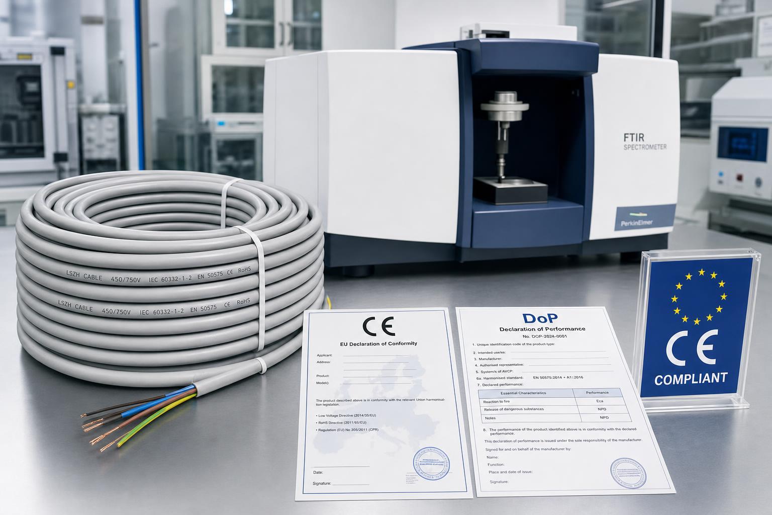 EU CPR Update Adds FTIR Toxicity Reports for LSZH Cable Exports