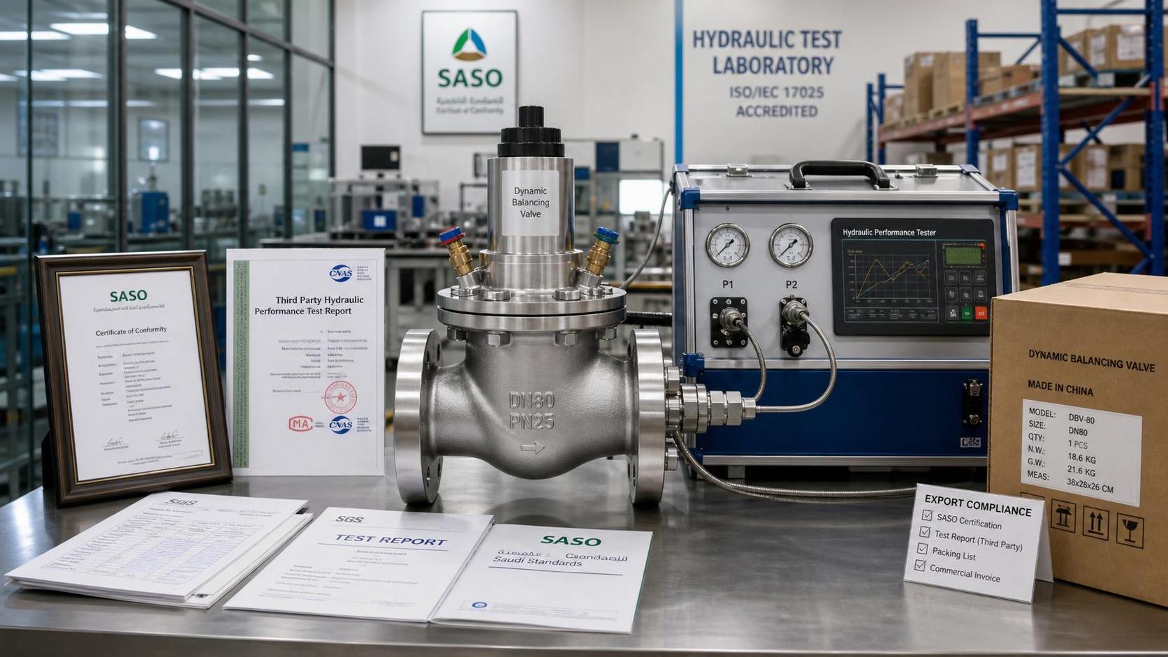 Saudi SABER Adds Hydraulic Test Rule for Balancing Valves