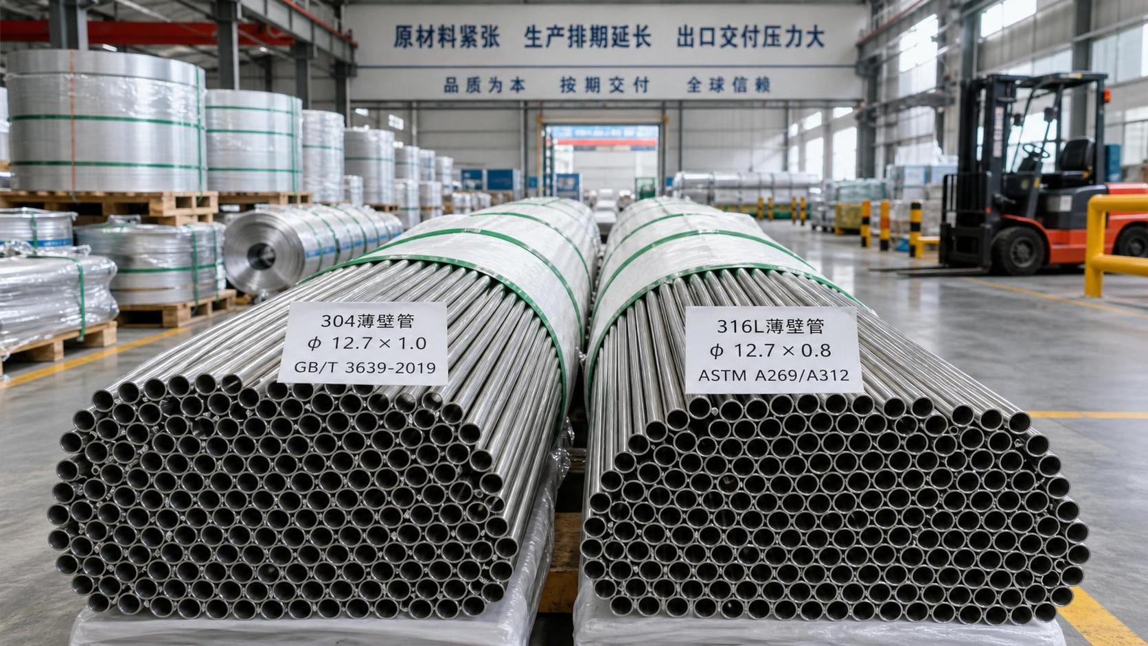 Thin-Wall SS Pipe Lead Times Stretch to 14-16 Weeks