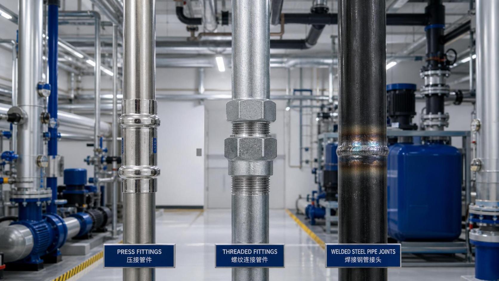 Plumbing Connection Systems Cost Factors: Comparing Press, Threaded, and Welded Options