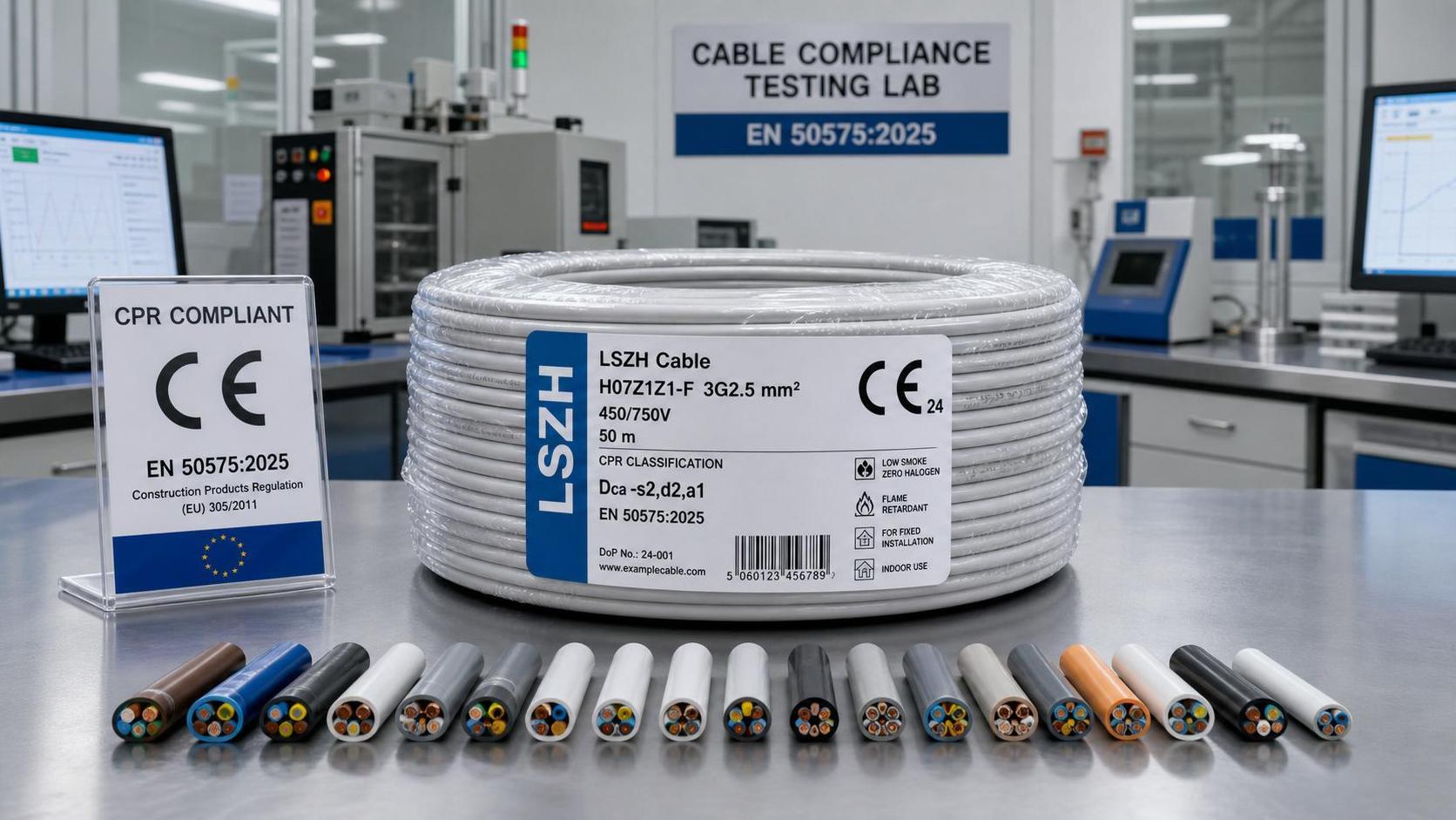 EU CPR Countdown: LSZH Cables Need EN 50575:2025 Labels