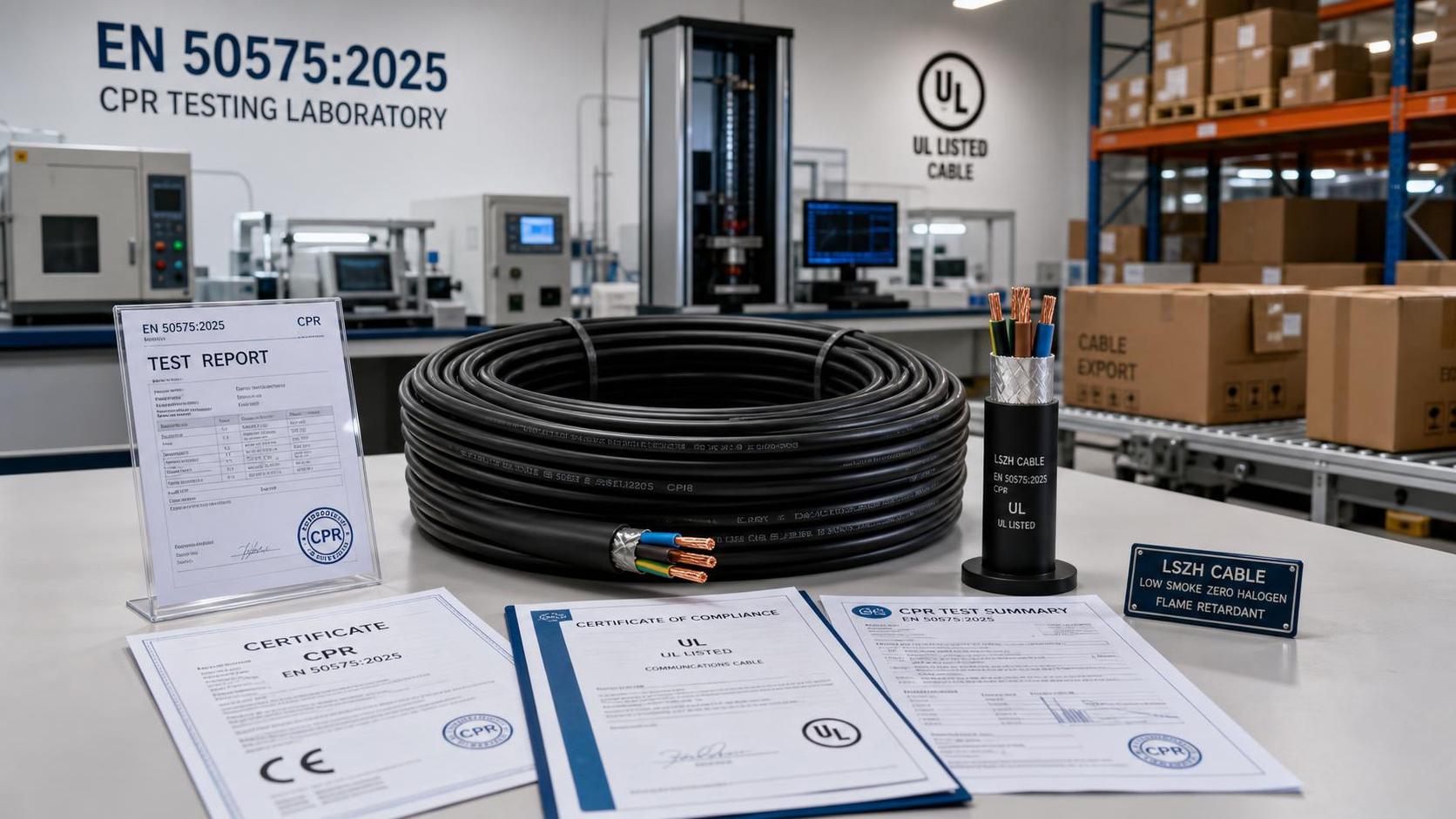 UL Accepts EN 50575:2025 B2ca for LSZH Cable Listing