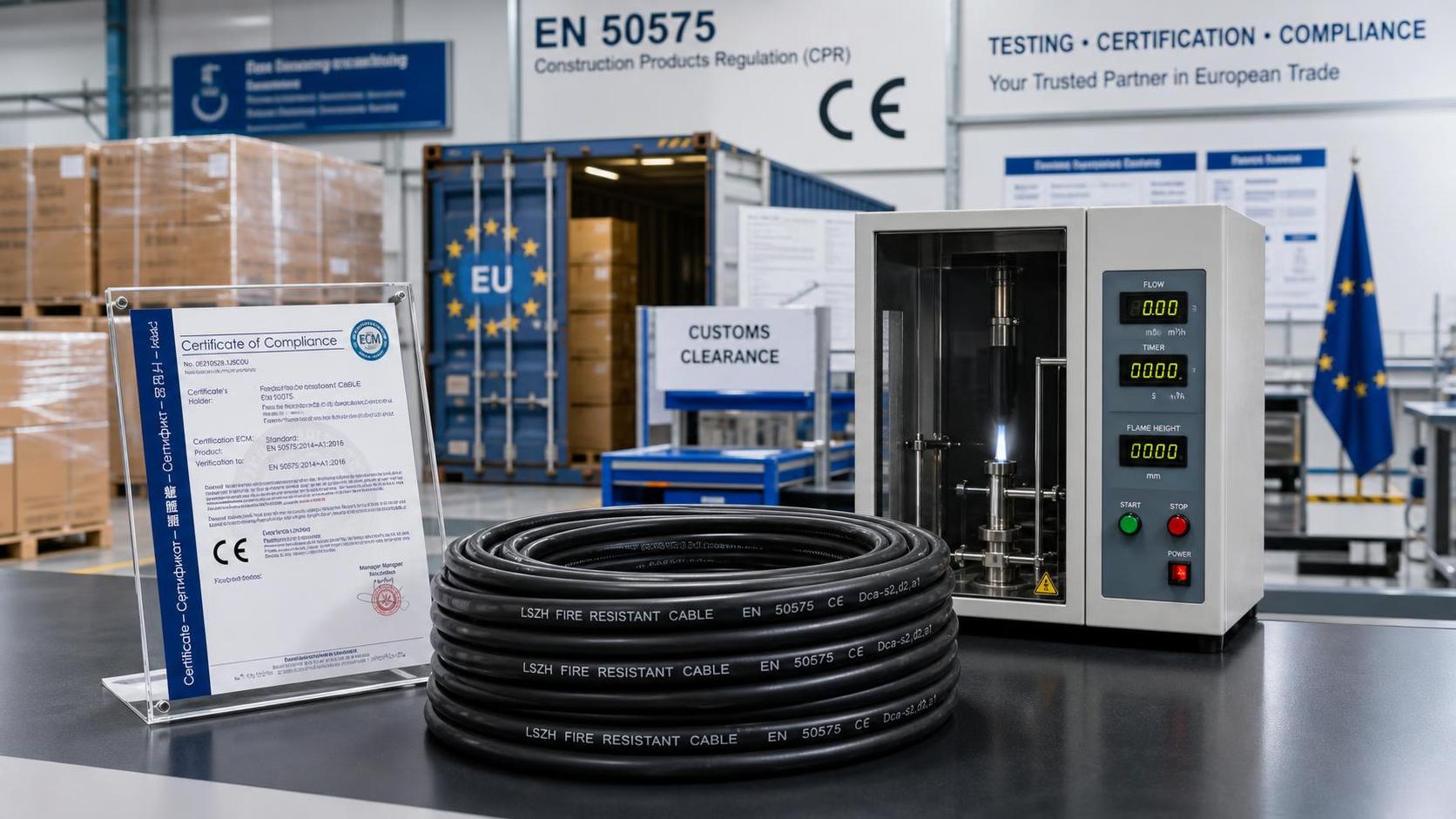 EU CPR Update Sets New LSZH Cable Test Rule