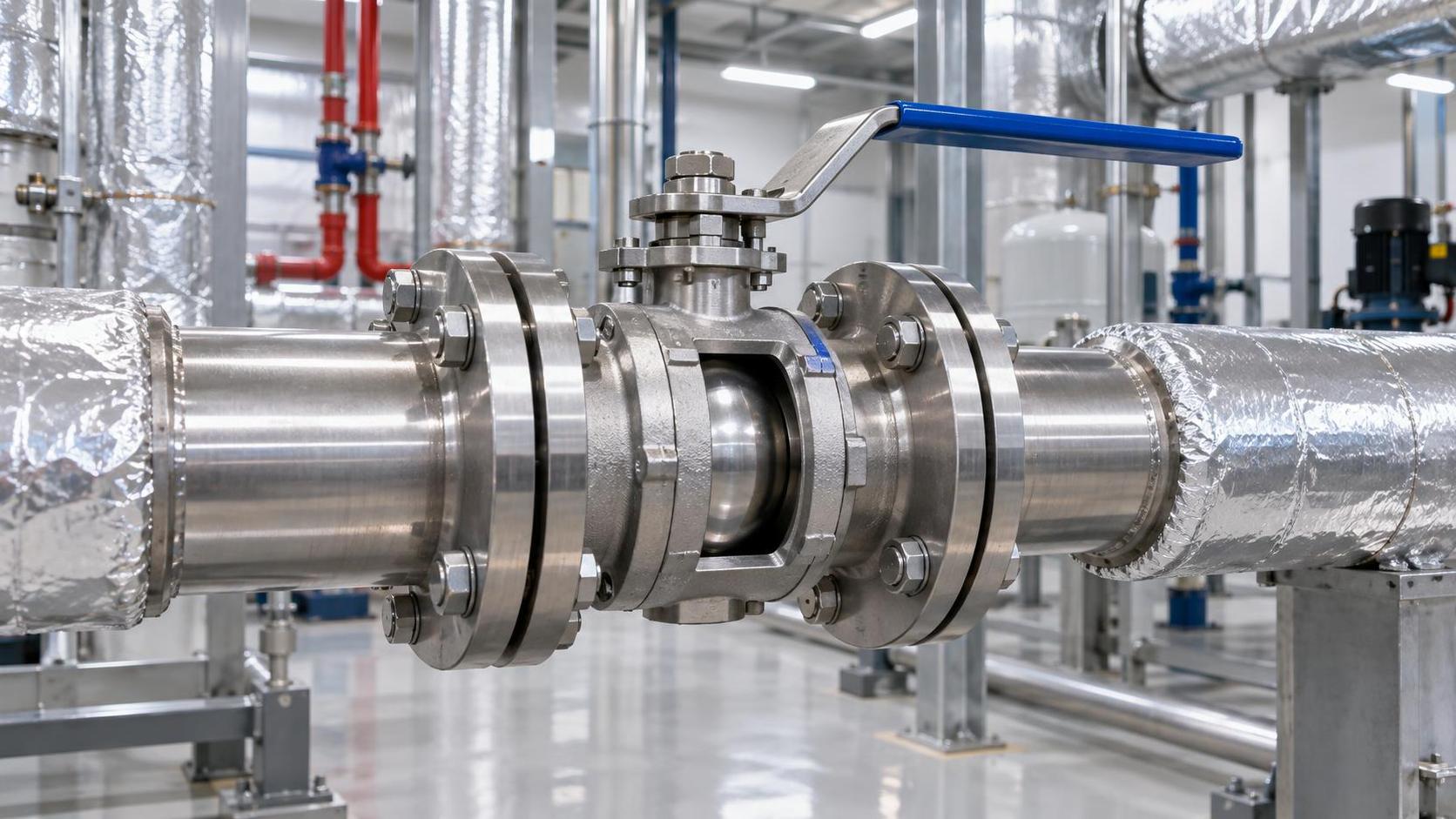 How often should ball valves be maintained in high-occupancy commercial buildings?