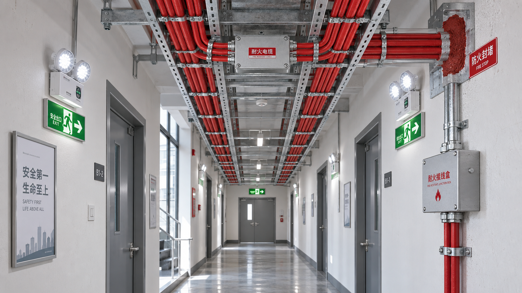 Fire Safety Compliance Cables: Standards, Tests, and Selection for Escape Routes