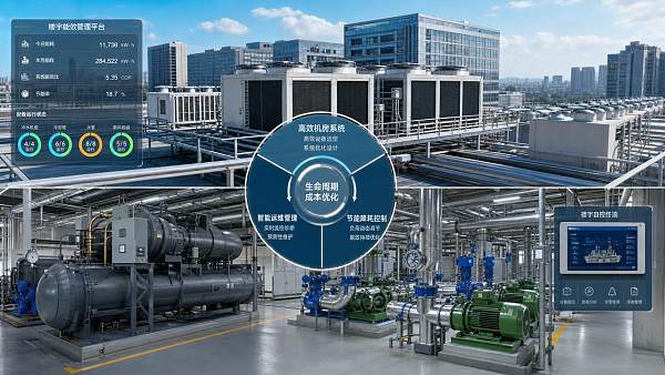 What drives lifecycle costs in commercial HVAC systems