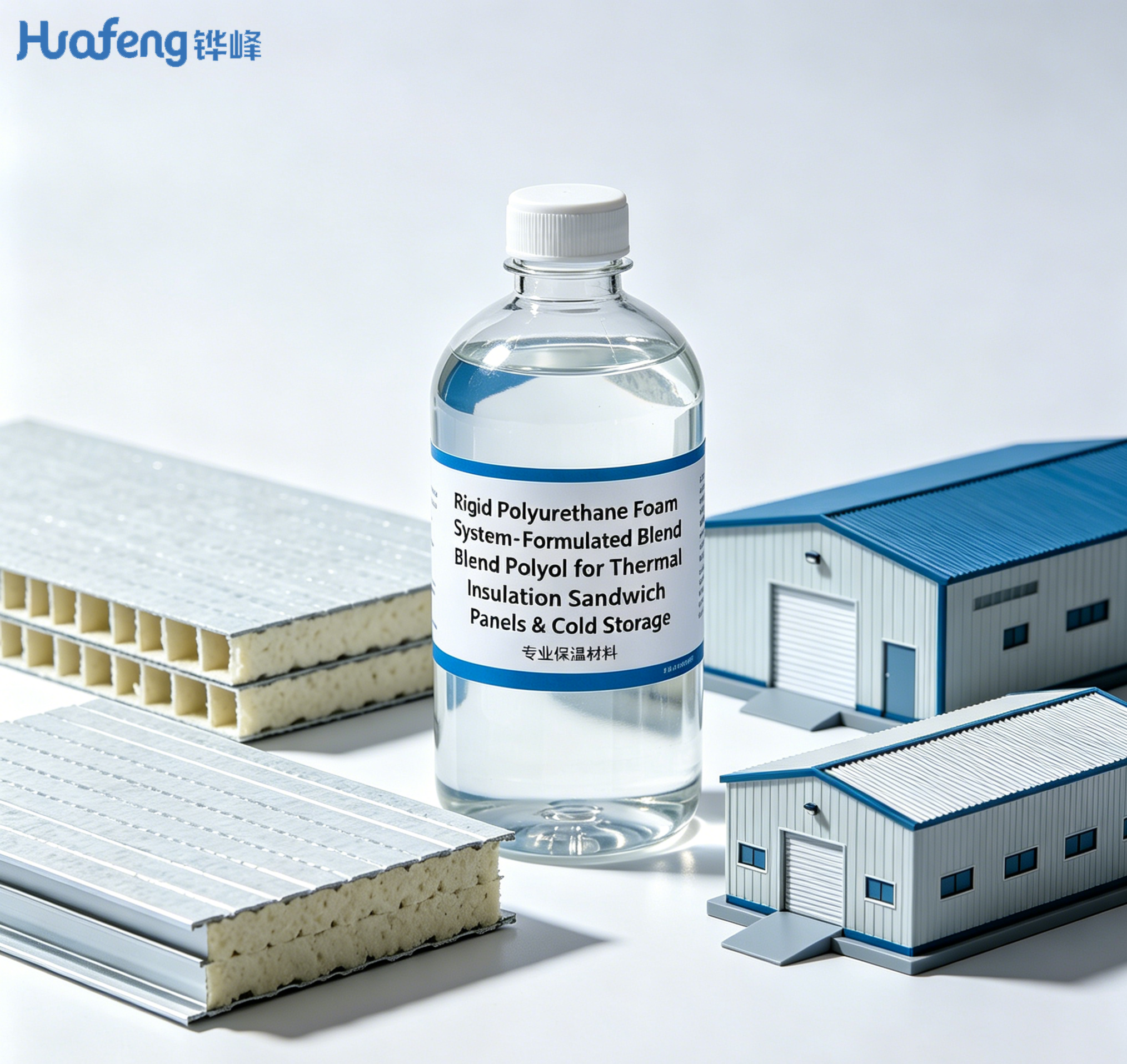 Rigid Polyurethane Foam System - Formulated Blend Polyol for Thermal Insulation Sandwich Panels & Cold Storage Rigid Polyurethane Foam System - Formulated Blend Polyol for Thermal Insulation Sandwich Panels & Cold Storage