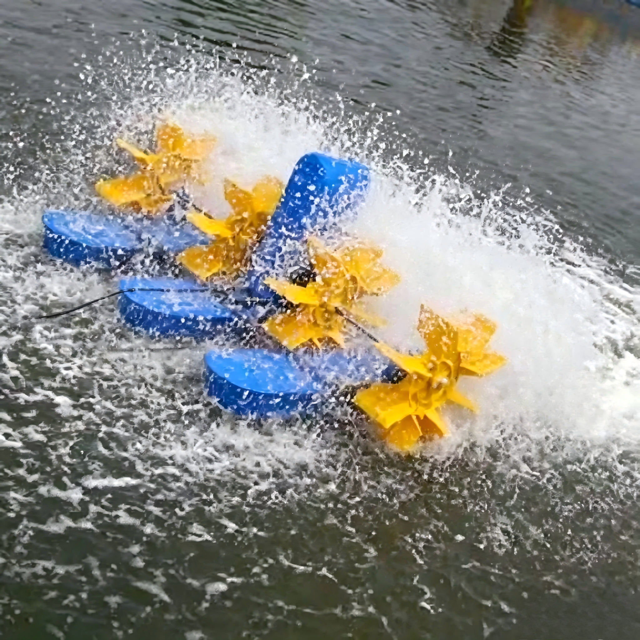 Aérateur à roue à aubes 2HP pour l'élevage de crevettes