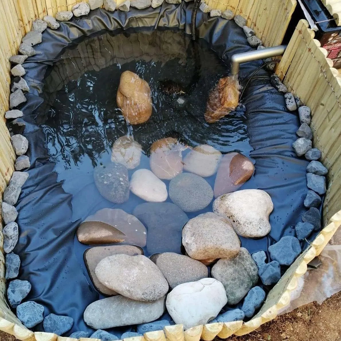 Géomembrane HDPE EPDM PE pour revêtement de bassin de pisciculture de 0.3mm à 2mm
