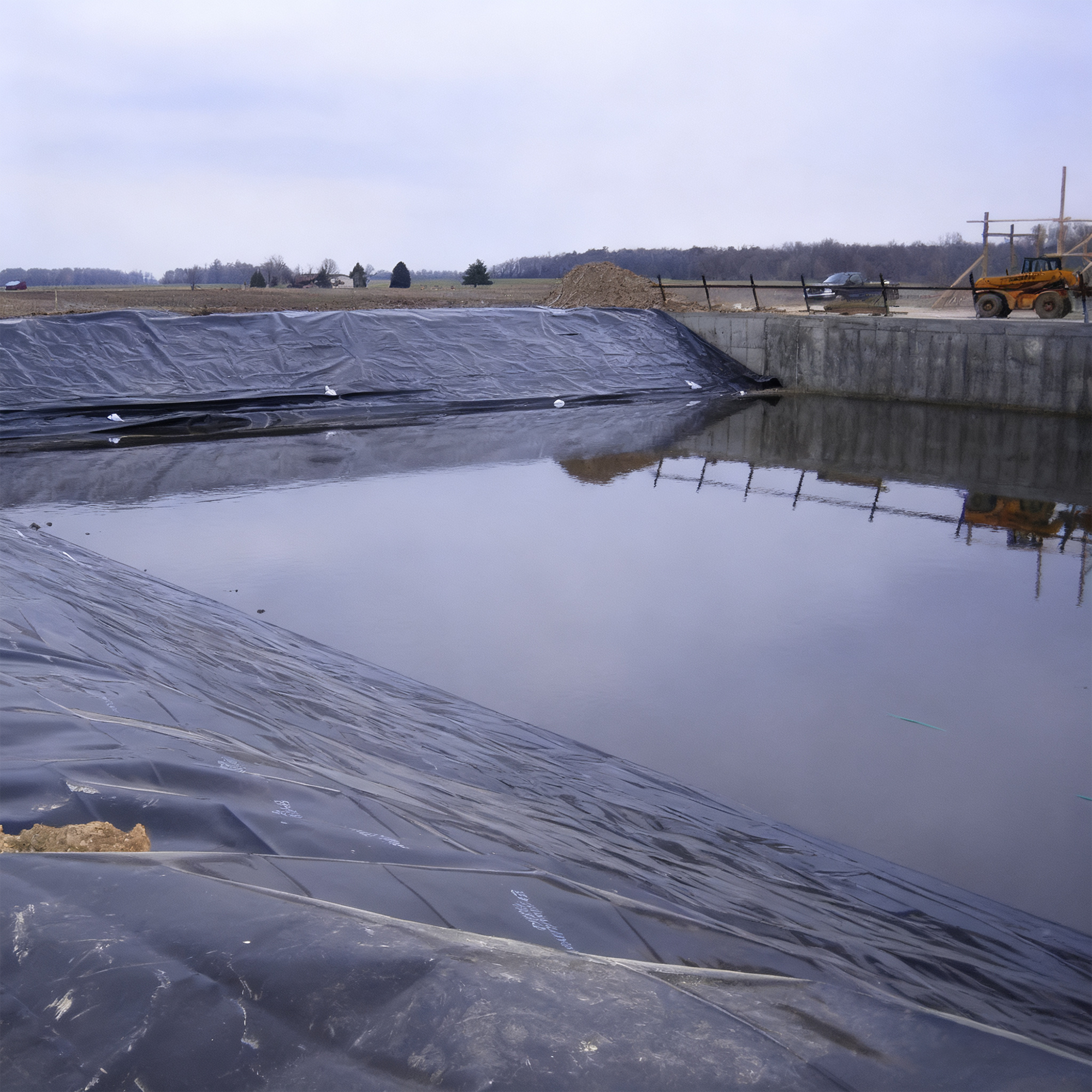 膜 géomembrane pour les ouvrages hydrauliques, les paysages aquatiques, les lacs-réservoirs et les digues