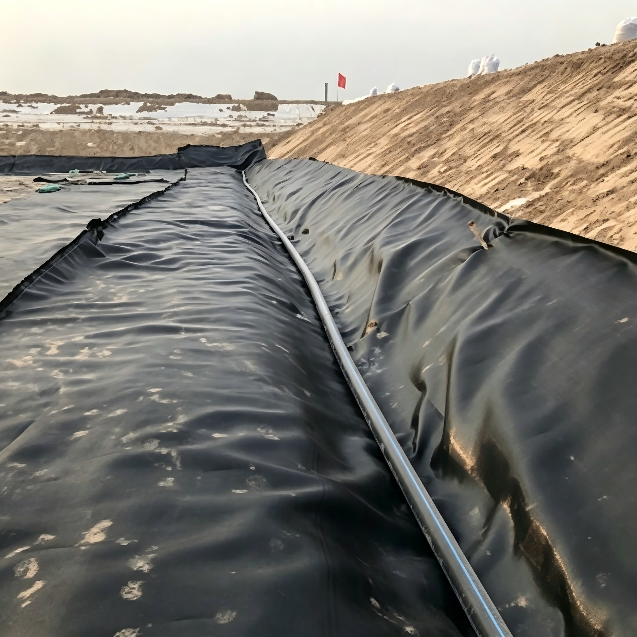 Tissu géotextile tissé pour drainage & stabilisation